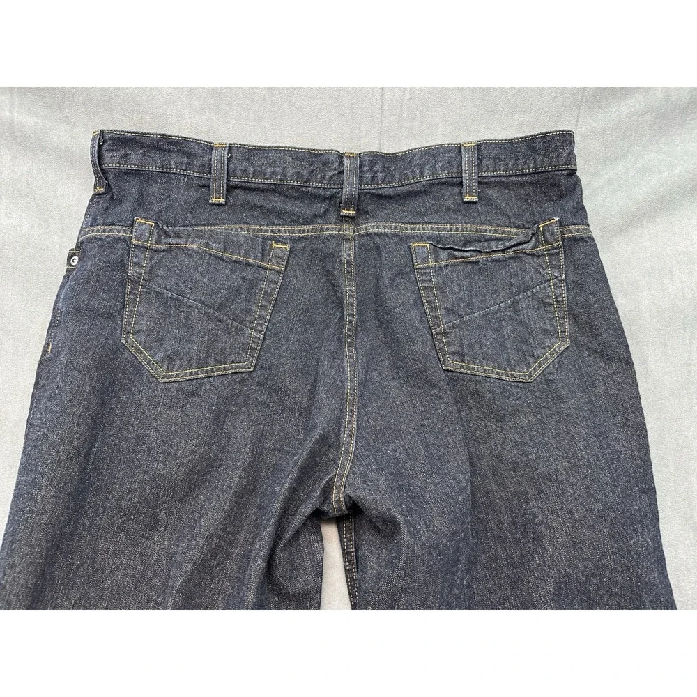 Tony Hawk Jeans Mens 38x30 HK 042820-05 Straight Wide Leg Skateboard Skater Dark